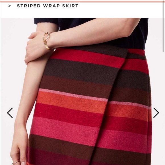 LOFT Wrap Skirt - worn once - Picture 2 of 9